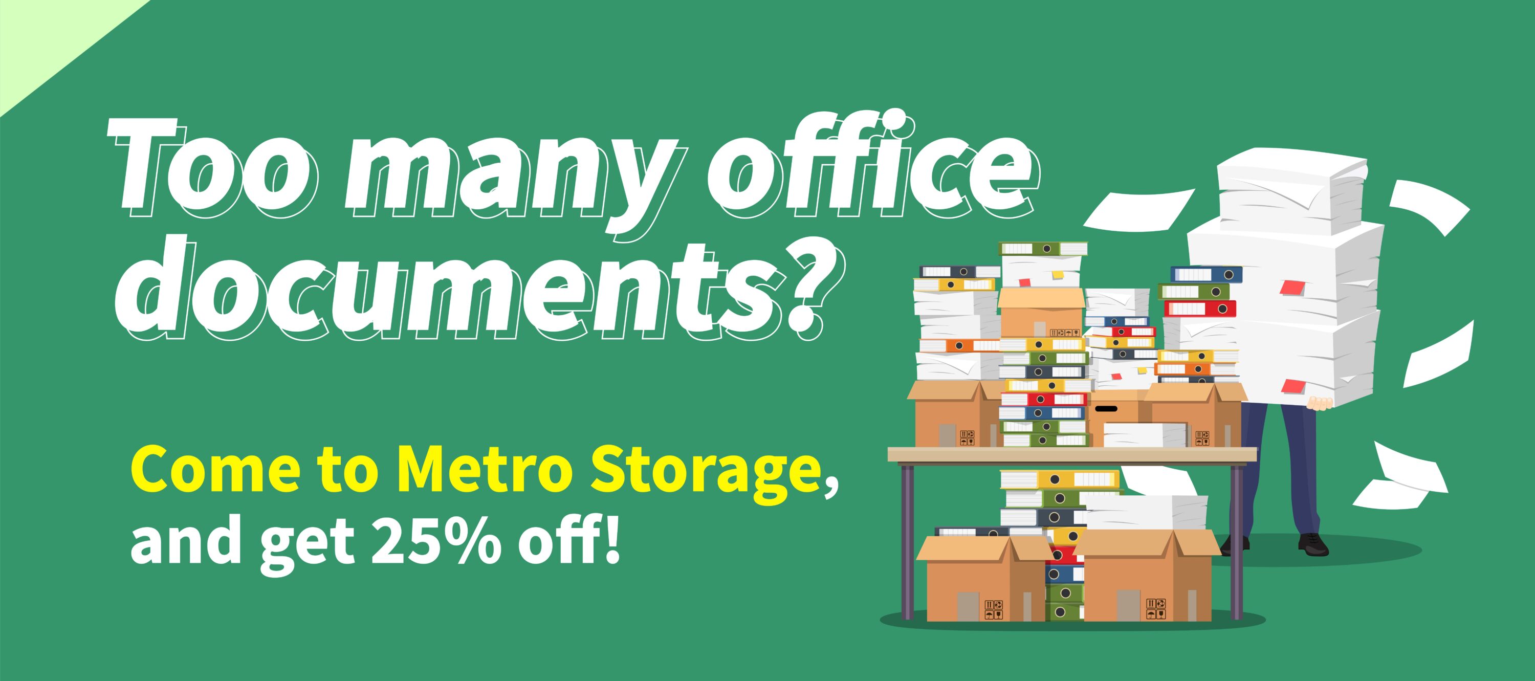 Metro Storage B2B Corporate Offer